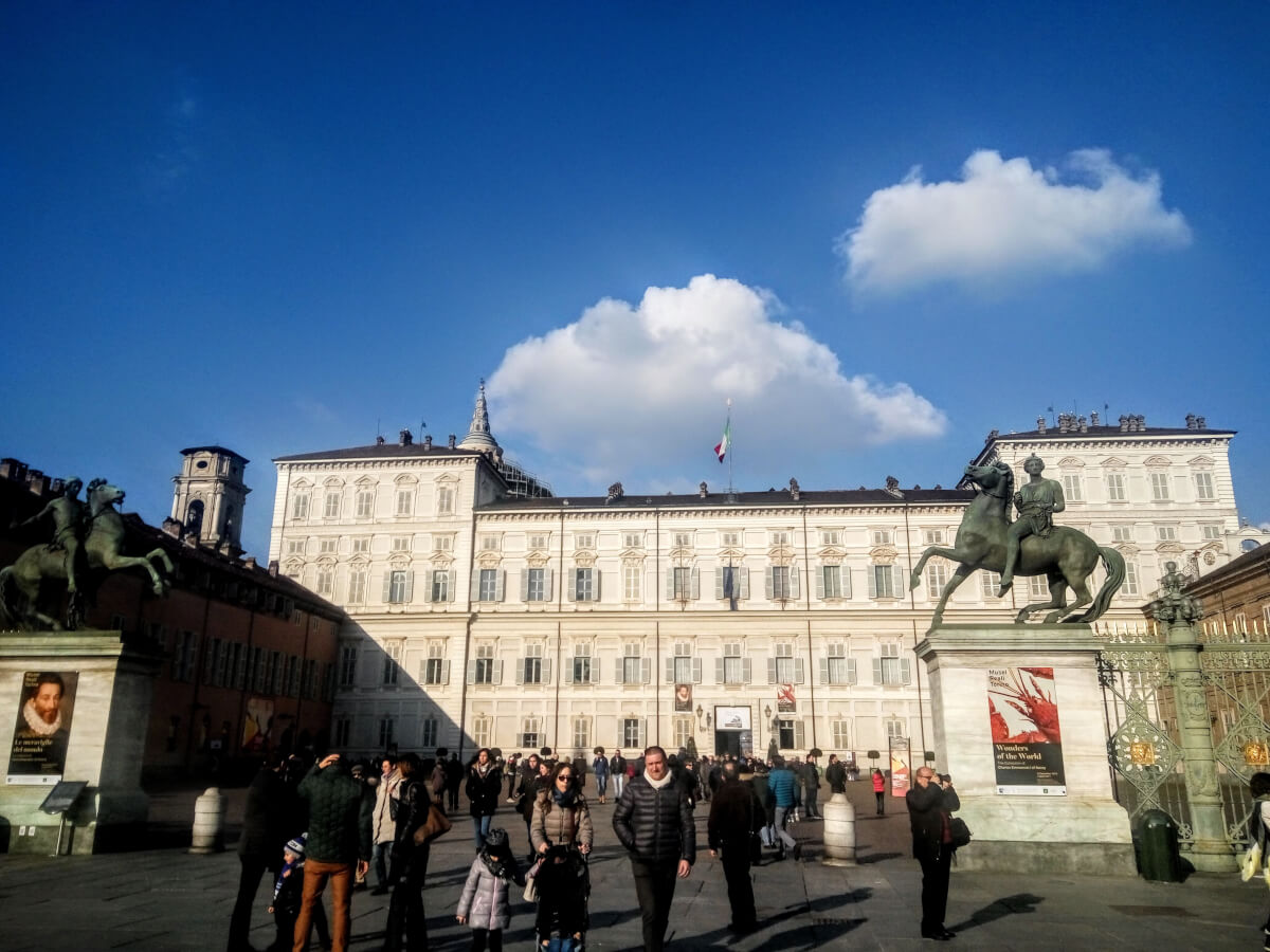 Sunny day in Turin, Italy