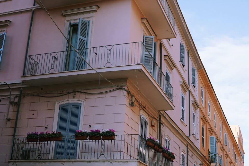 Houses at Anzio, Italy