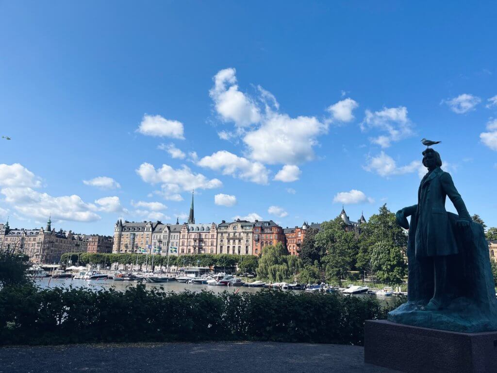 gunnar wennerberg statue in stockholm