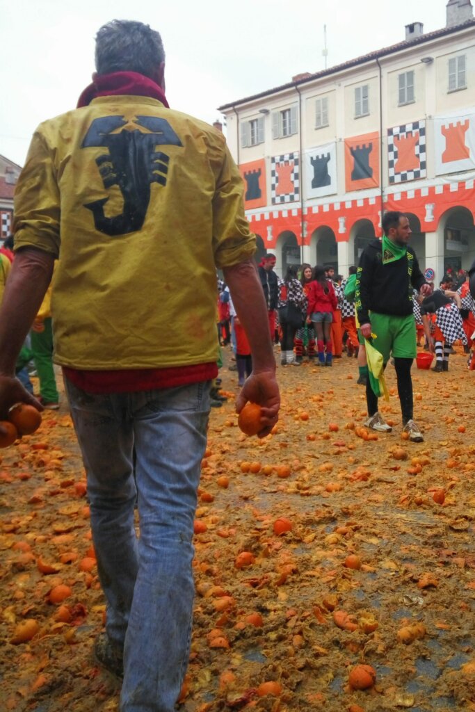 ιταλία μάχη πορτοκαλιών